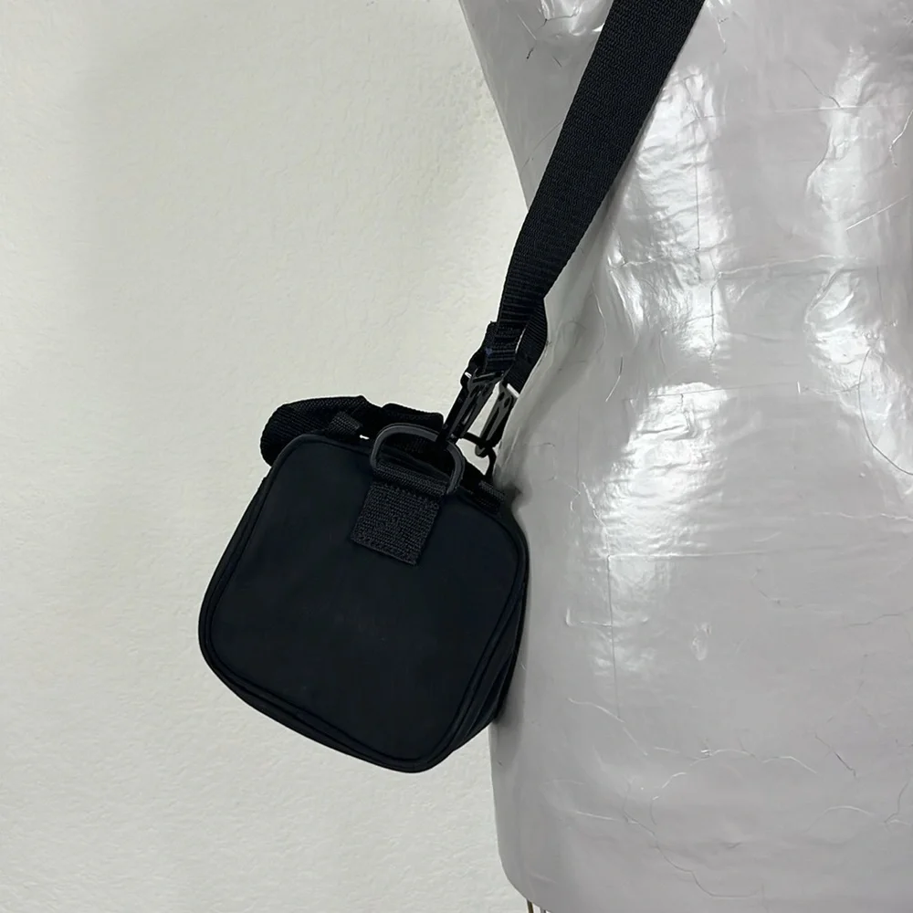 Y-3 Yohji Yamamoto Crossbody Mini Duffel Adidas Black Nylon Shoulder Bag